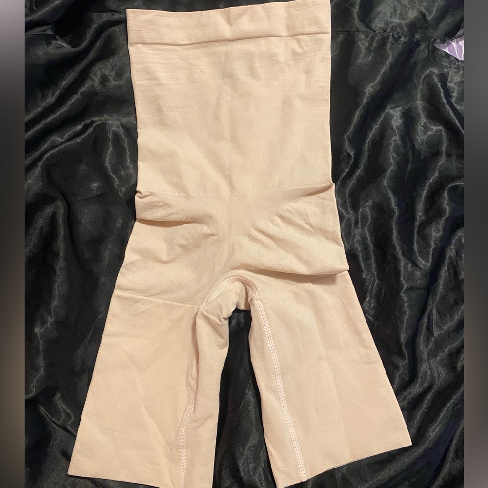 Spanx. High waisted shorts. Small. Never worn. Nude.